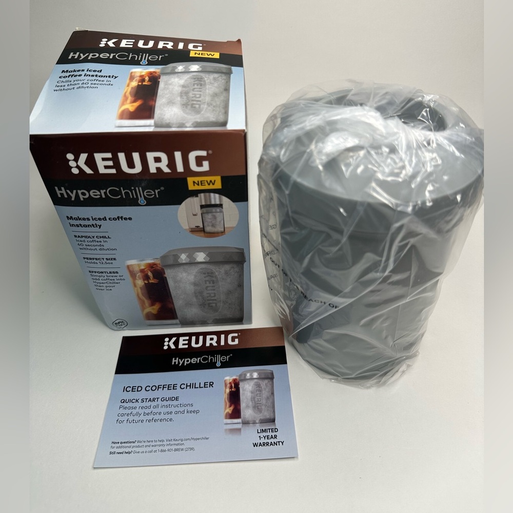 Keurig Hyperchiller Beverage‎ Cooler Makes Iced Coffee Instantly NIB